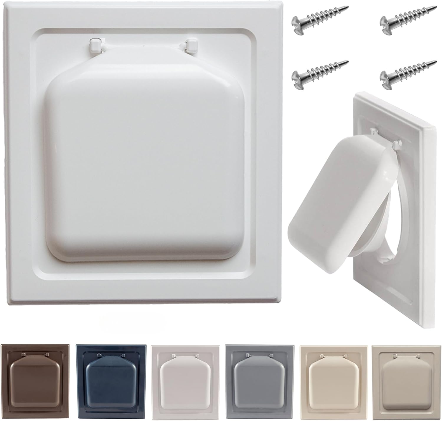 NO-PEST VENT, Exclusive Dual Door Dryer Vent Cover (includes installation)