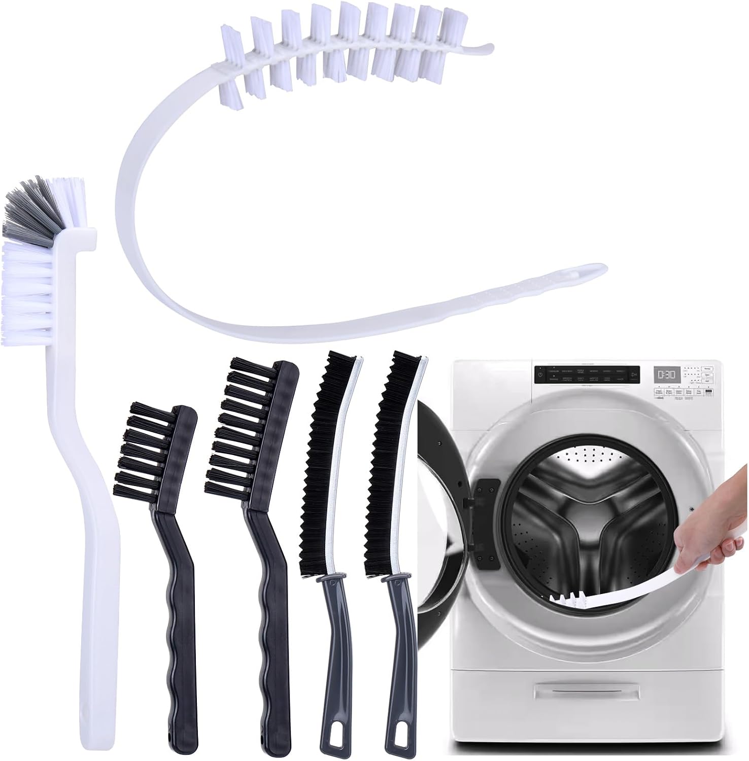 5PCS Crevice Clleaning Brush for Washer Rubber Sea