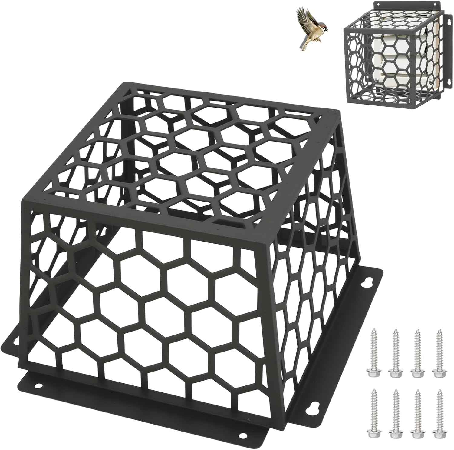 Dryer Vent Bird Guard Cover, Heavy-Duty Steel