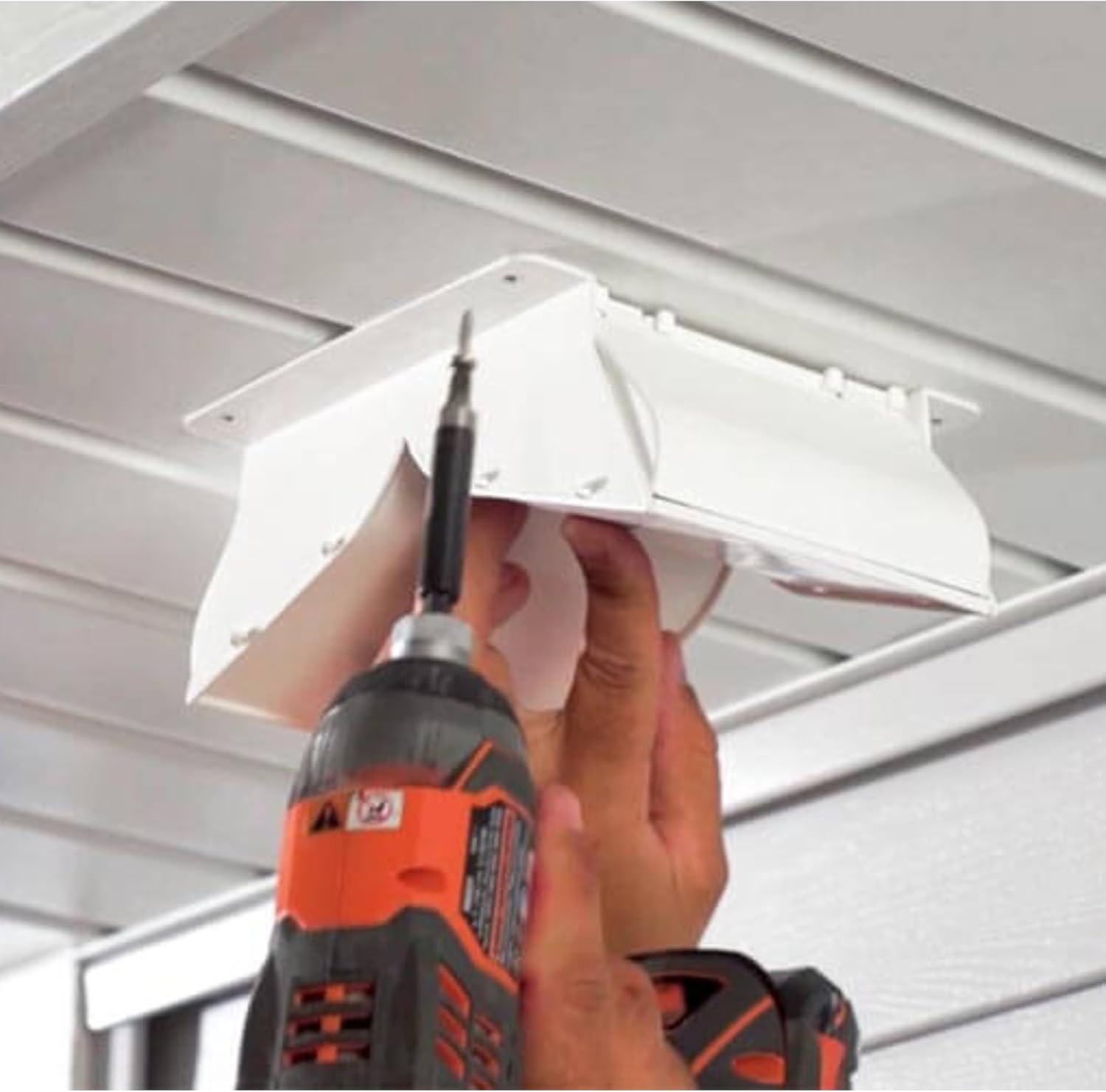 4 Inch Soffit Vent Cover, Great for Bathroom or Dryer Vents, Patented Dual Door Design Prevents Birds and Back Drafts, Highest Efficiency