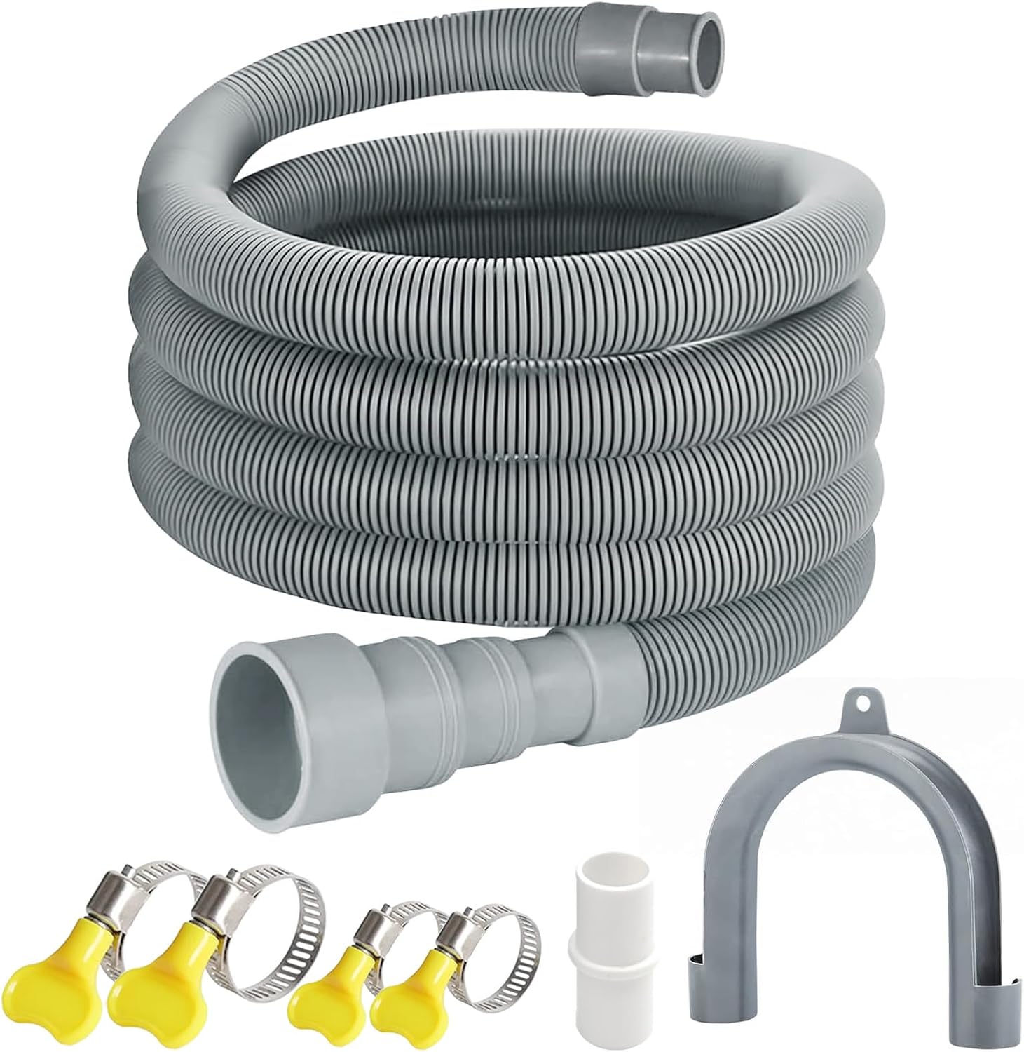 10ft Universal Washing Machine Drain Hose Extension Kit
